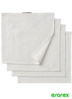 Buy Washcloth white 30x30 cm in Saudi Arabia