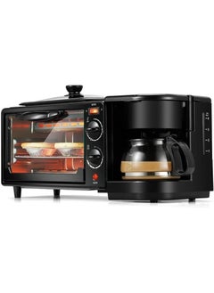 Buy Elite 3-in-1 Breakfast Machine: Oven, Griddle Pan, and Coffee Maker with High-Quality Materials and Advanced Electronics in UAE