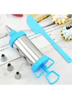 اشتري Set, Dessert Decoration Gun Kit, Cake Cupcake Pipping Gun With Decorating Tips, For Icing, Frosting And Cookie Making, Baking Tools, Kitchen Gadgets, Kitchen Accessories في الامارات