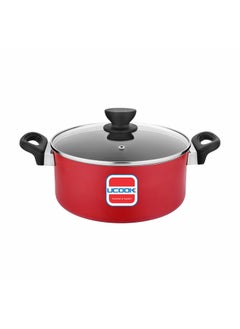 Buy Ucook Cooking Pot with Glass Lid 30cm-3mm thickness in UAE