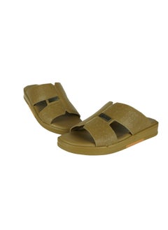 Buy 008-3259 Barjeel Uno Mens Arabic Sandals MSA-116 Beige in UAE