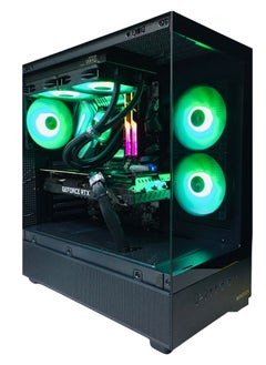 Buy Vibrant Obsidian Gaming PC, AMD Ryzen 5 3600 3rd Gen, AM4, Zen 2, 6 Core & 12 Threads, DDR4 32GB (2*16) 3600MHz Ram, Nvidia GeForce RTX 3050 OC Edition 6GB GDDR6 GPU, 1TB NVMe M.2 SSD, ARGB Air Cooler, 650W 80 Plus Standard Power Supply,, Windows 11 Pro | Wi-Fi in UAE