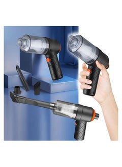 Buy 2-in-1 Suction Nozzle Car Cordless Vacuum Cleaner  6000pa High Suction Power Mode Portable Vacuum Cleaner Washable Filter Dry/Wet Handheld Vacuum Cleaner for Car in UAE