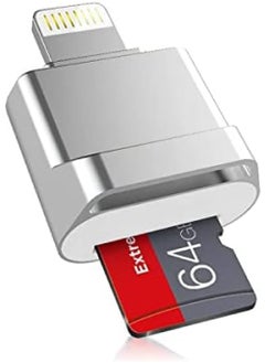 Buy Apple MFi Certified Lightning to Micro SD Card Reader for iPhone iPad - Supports iOS 13 exFAT & FAT32 in Saudi Arabia