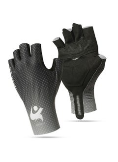 Buy Sport UV Protection Fingerless Breathable Gloves for Cycling Hiking Kayaking Surfing and Sailing in UAE