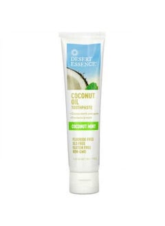 Buy Desert Essence, Coconut Oil Toothpaste, Coconut Mint, 6.25 oz (176 g) in UAE