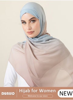 Buy Women's Hijab, Stylish and Comfortable Hijab Scarfs, Stretchy, Very Comfy & Good for Everyday Use, High Quality Polyester Satin Silk Hijab Doesn't Need a Pin in Saudi Arabia