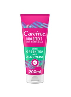 Buy Daily Intimate Wash Duo Effect With Green Tea And Aloe Vera 200ml in UAE