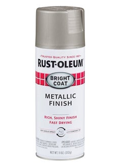 Buy Spray Paint Bright Coat Metallic Finish Aluminum 11oz in UAE