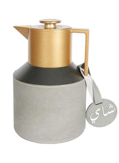 Buy Lamsit Ibdaa Thermo Flask | Tea Vacuum Pot | Heat Insulated Thermos | 1.0 Litre Dallah | Arabic Carafe | Jug Dalla | Teapot in UAE