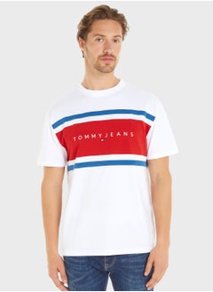 Buy Colorblock Crew Neck T-Shirt in UAE