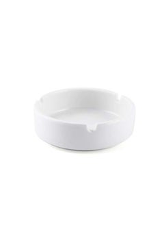 Buy Ivory Porcelain Round Ashtray 3.5 inch in UAE