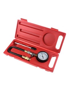 Buy Professional Petrol Engine Compression Tester, Motorbike Cylinder Pressure Tester Engine Cylinder Leakage Test Tool in UAE