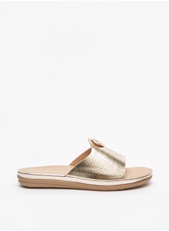 Buy Womens Textured Slip On Slides Ramadan Collection in Saudi Arabia