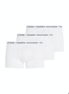 Buy Men's 3 Pack Trunks - Cotton, White in UAE