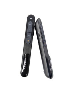 Buy Wireless PowerPoint Remote Controller Pen With USB Receiver Black-Wireless Presenter, Hyperlink Volume  2.4GHz in Saudi Arabia