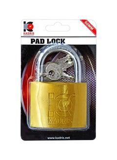 Buy Heavy-Duty Security Padlock HA-1430, Weather-Resistant in Solid Brass Lock 60MM - Padlock  shackle with Keys for Sheds, Storage Unit, School, Gym Locker, Fence, Toolbox, Hasp Storage in UAE