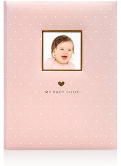 Buy Little Blossoms Baby Keepsake Book Baby Photo Album Baby Girl Memory Book Pink Polka Dot in Saudi Arabia