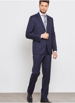 اشتري Striped Slim Fit Suit في الامارات