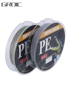 Buy 100M PE Fishing Line Braided String 8 Strands Super Strong Abrasion  Resistant Cast Longer Thinner Tensile Smooth for Saltwater Fresh Water in Saudi Arabia