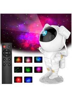 Buy Star Projector Night Light with Timer, Remote Control and 360°Adjustable Design, Astronaut Nebula Galaxy Night Light in UAE