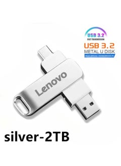 Buy Lenovo 2TB USB 3.2 Flash Drives High Speed Transfer Metal Pen drive Memory Card Pen drive Flash Disk Memoria Waterproof Stick New in Saudi Arabia