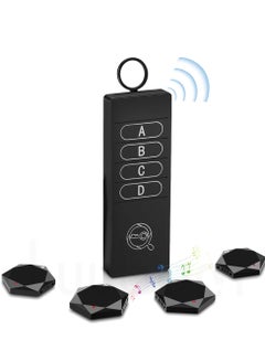 Buy Quick Key Viewer Remote Finder 80DB+, Luubom Tracking Devices, Item Locator Tags with 164ft, Wireless Locator for Finding Wallet Phone Glasses Key, 1 RF Transmitter & 4 Receivers in Saudi Arabia