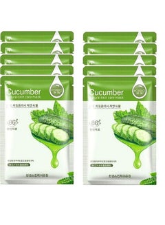 Buy 10-Piece Cucumber Natural Skin Care Mask in Saudi Arabia