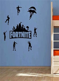 Buy DIY Black Fortnite Wall Stickers Self-adhesive Bedroom Living Room Decor Wallpaper Game Fortnite Decal in UAE