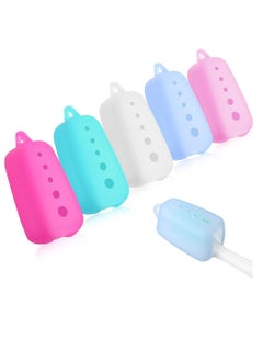 Buy 5 Pack Travel Toothbrush Protector Portable Toothbrush Head Cover Color Toothbrush Cover Toothbrush Travel Container Silicone Toothbrush Cover Toothbrush in Saudi Arabia