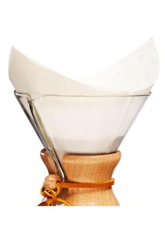 Buy Chemex Coffee Paper Filter 6 Cups disposable coffee filters 100pcs coffee maker in Saudi Arabia