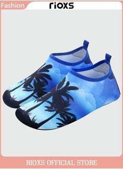 Buy Water Shoes Beach Socks For Women Barefoot Aqua Socks Quick-Dry Non-Slip Swim Shoes For Beach Swimming Pool Water Park in UAE