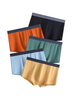 Buy Zeemey 5 Pack Men’s Sort Boxer Briefs & Trunks,Breathable Stretch Cotton Moisture-Wicking Underwear,Modern Fit Low Rise in Saudi Arabia