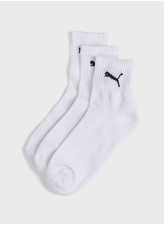 Buy 3 Pack Crew Logo Socks in UAE