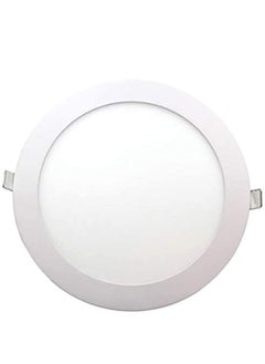 Buy 18W 8 inch LED Ceiling Panel Round light with Driver 3000K Warm White in UAE