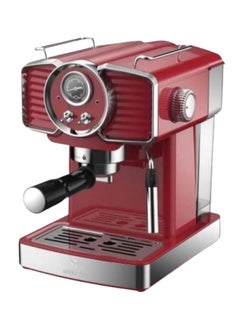 Buy MEBASHI ME-ECM2037 Espresso Coffee Machine - 1.5L, 20 Bar, with Pressure Gauge and Milk Frothing Nozzle (Red) in UAE