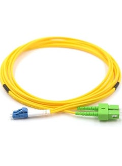 Buy DKURVE LC/UPC-SC/APC Single mode  Duplex LSZH Fiber Optic Patch Cord (5M) in UAE