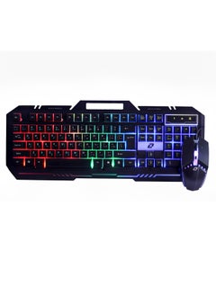 اشتري ZR-6806 Wired Keyboard & Mouse , High Quality Standard & Reliable Keyboard ( Black) في مصر