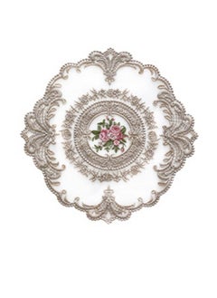 Buy Romantic Retro Lace Embroidery Placemat Coaster in Saudi Arabia