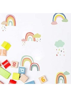 اشتري Rainbow Mural Room Decoration DIY Stickers Kindergarten Children s House PVC Wall Stickers Self-Adhesive Waterproof Wallpaper Sticker Removable في الامارات