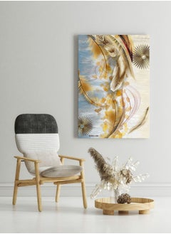 Buy Canvas Painting-Feather Design in Saudi Arabia