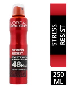 Buy L'Oreal Paris Men Expert Stress Resist Anti Perspirant 250 Ml in Egypt