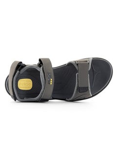 اشتري PUCA Sandals For Men | Comfortable Men Sandals| Ortho Care | Anti-Skid | Velcro | Gico Grey في الامارات