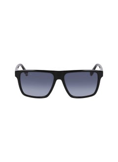 Buy FULL RIM BIO INJ-G820 MODIFIED RECTANGLE LACOSTE SUNS L6027S  5715 (001) BLACK in UAE