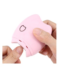 Buy Electric Safe Nail Trimmer, Automatic Nail Clipper, USB Rechargeable Fingernail Trimmer, Low Noise Portable Nail Cutter File for Baby, for Baby, Kids, Seniors and Adult (Pink) in UAE