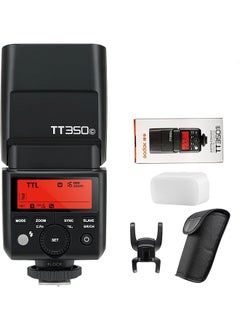 اشتري Godox TT350C Flash for Canon Camera, 2.4G Wireless Speedlight Canon GN36 1/8000s HSS Speedlite, Mini Thinklite TTL Camera Flash Compatible for Canon Camera في الامارات