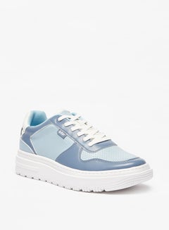 Buy Mens Solid Casual Sneakers With Lace-Up Closure in UAE