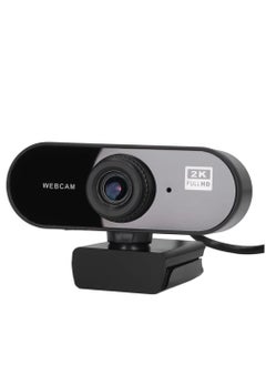 Buy Webcam with Microphone, Full HD 2K Webcam, Streaming Camera, USB-A, Webcam for PC, Skype, Zoom, FaceTime, Laptop and Tablet in Saudi Arabia