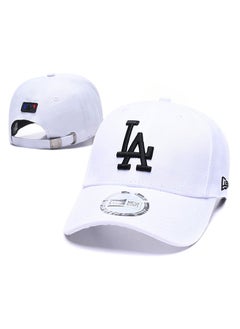 Buy NEW ERA 9Fort New York Yankees baseball cap duckbill cap pointed cap sun hat pure cotton men's and women's baseball cap outdoor sports white in UAE