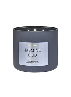 Buy Jasmine And Oud 3-Wick Candle in UAE
